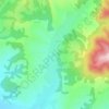 Топографическая карта Toaca, высота, рельеф