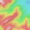Топографическая карта Крученая, высота, рельеф