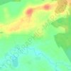 Топографическая карта Никулино, высота, рельеф