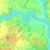 Топографическая карта Бражниково, высота, рельеф