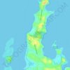 Топографическая карта Macleay Island, высота, рельеф