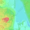 Топографическая карта Удальцово, высота, рельеф