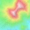 Топографическая карта Иульт, высота, рельеф