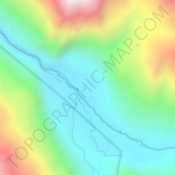 Топографическая карта Panchtarni, высота, рельеф