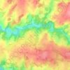 Топографическая карта Lachaise, высота, рельеф