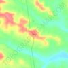 Топографическая карта Folsom, высота, рельеф