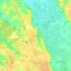 Топографическая карта Grand Montatin, высота, рельеф