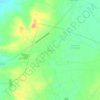 Топографическая карта Koro, высота, рельеф