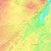 Топографическая карта Порицы, высота, рельеф