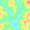 Топографическая карта Pawnee, высота, рельеф