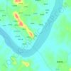 Топографическая карта 沙湾, высота, рельеф