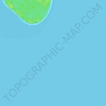 Топографическая карта Polynesia, высота, рельеф