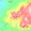 Топографическая карта Twin Peak, высота, рельеф