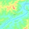 Топографическая карта Canoas, высота, рельеф