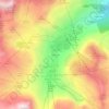 Топографическая карта Chartreux, высота, рельеф