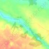 Топографическая карта Красноармейское, высота, рельеф
