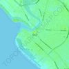 Топографическая карта 麻坡, высота, рельеф