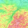 Топографическая карта Brussel, высота, рельеф