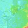 Топографическая карта военсовхоз "Новая Ляда", высота, рельеф
