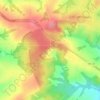 Топографическая карта Орешники, высота, рельеф