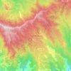 Топографическая карта Comasagua, высота, рельеф