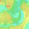 Топографическая карта Акулонаволоцкая, высота, рельеф