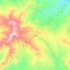 Топографическая карта Лянгар, высота, рельеф