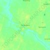Топографическая карта Лосиновка, высота, рельеф