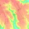 Топографическая карта Рыжановка, высота, рельеф