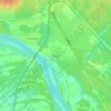 Топографическая карта Искра, высота, рельеф