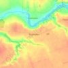 Топографическая карта Королевка, высота, рельеф