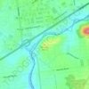 Топографическая карта Pinetop, высота, рельеф