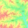 Топографическая карта Latur, высота, рельеф