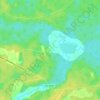 Топографическая карта Спас-Реня, высота, рельеф