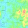 Топографическая карта Fihaonana, высота, рельеф