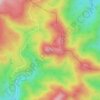 Топографическая карта 兜山, высота, рельеф