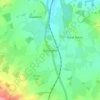 Топографическая карта Dorrington, высота, рельеф