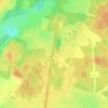 Топографическая карта Поддубье, высота, рельеф