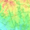 Топографическая карта Conroe, высота, рельеф