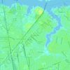 Топографическая карта Plymouth Park, высота, рельеф