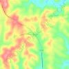Топографическая карта Fallsburg, высота, рельеф