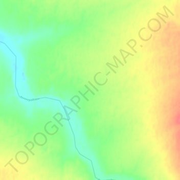 Топографическая карта Таймыр, высота, рельеф