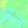 Топографическая карта Sungai Pinang, высота, рельеф