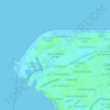 Топографическая карта FRACC. MARINA DEL REY, высота, рельеф