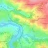 Топографическая карта La Boilerie, высота, рельеф