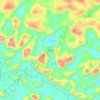 Топографическая карта 多林, высота, рельеф