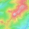 Топографическая карта Puy Griou, высота, рельеф