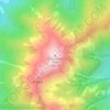 Топографическая карта Humphreys Peak, высота, рельеф