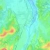 Топографическая карта Arros, высота, рельеф