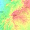 Топографическая карта Sincelejo, высота, рельеф